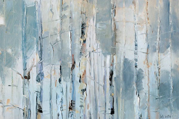 Birch Trees: Birch Tree Sunrise by Sally Swatland