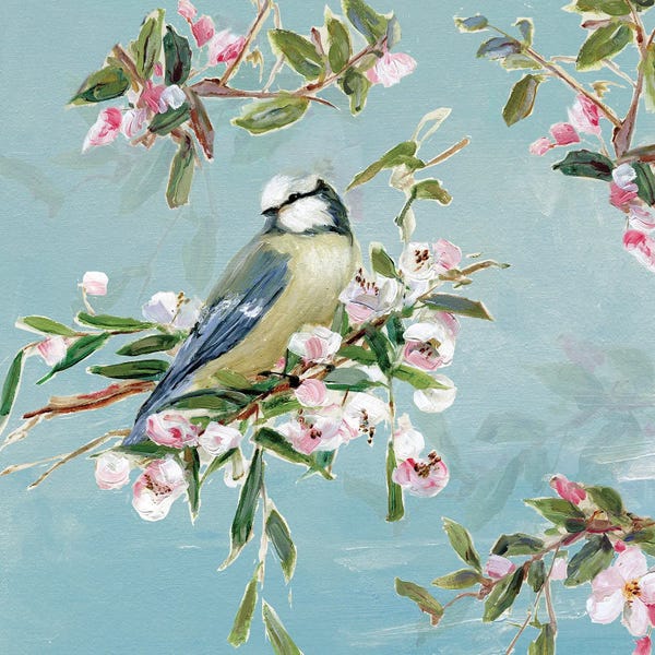 Sally Swatland: Spring Song and Blossoms II by Sally Swatland