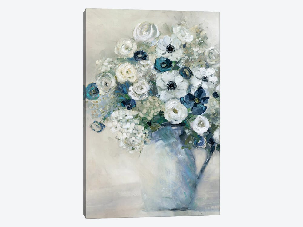 Anemone And Blue by Sally Swatland 1-piece Art Print