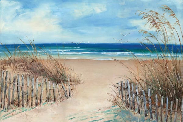 Large Coastal Art - Canvas Prints: Favorite Spot by Sally Swatland