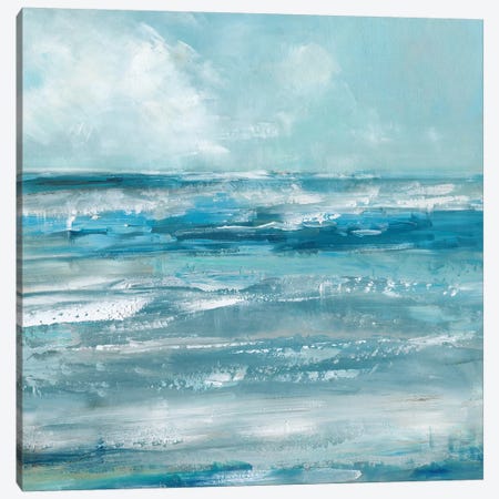 Windswept Waves Canvas Print #SWA80} by Sally Swatland Canvas Art