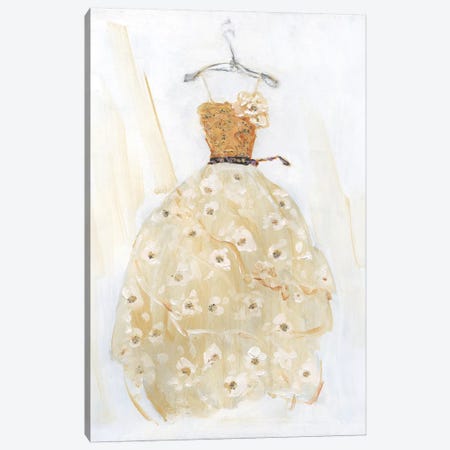 Ball Gown I Canvas Print #SWA81} by Sally Swatland Canvas Wall Art