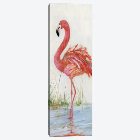 Flamingo II Canvas Print #SWA9} by Sally Swatland Canvas Artwork