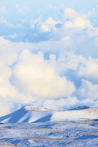 View From Maunakea Observatories 4200 Meters The Summit Of On Island Hawaii Portrait