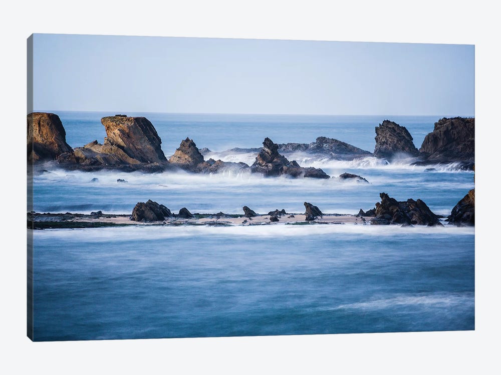 Winter storm watching, Shore Acres State Park, Southern Oregon Coast, USA by Stuart Westmorland 1-piece Canvas Art Print