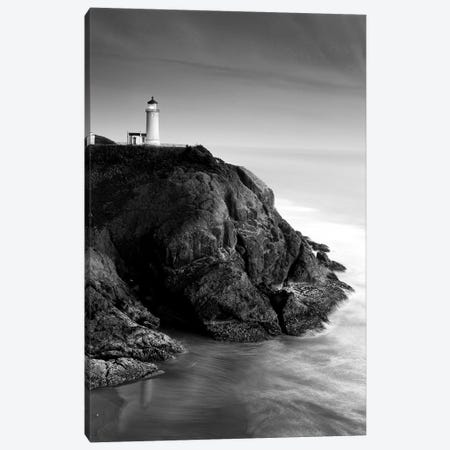 North Head Lighthouse In B&W, North Head, Cape Disappointment State Park, Washington, USA Canvas Print #SWE11} by Stuart Westmorland Art Print