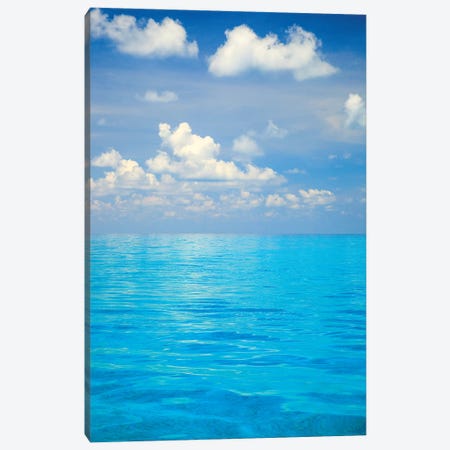 Close-up of blue tropical water, Bahamas. Canvas Print #SWE21} by Stuart Westmorland Canvas Art