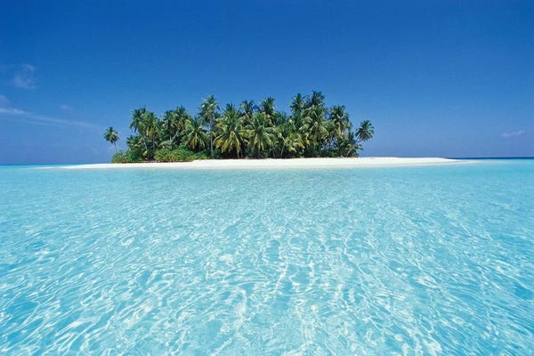 Maldives: Uninhabited Tropical Island, Ari Atoll, Republic Of Maldives by Stuart Westmorland