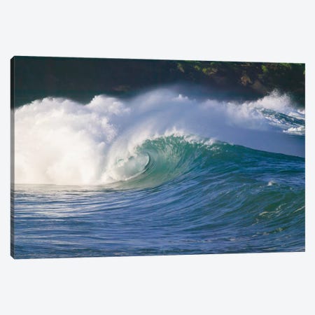 Pacific storm waves, North Shore of Oahu, Hawaii Canvas Print #SWE61} by Stuart Westmorland Canvas Wall Art