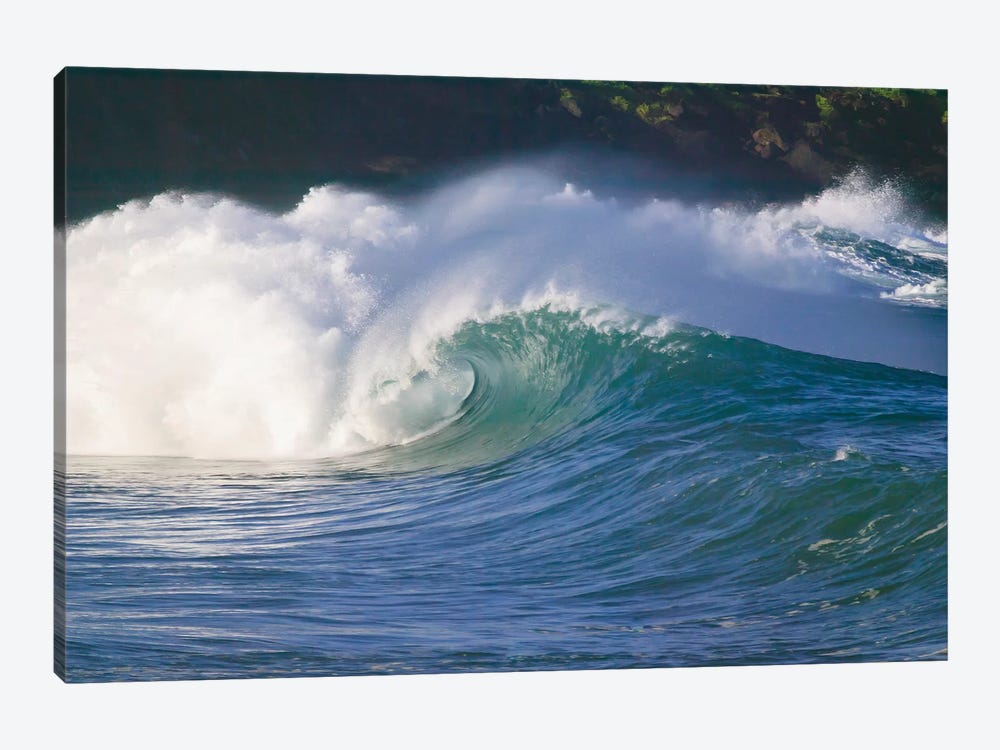 Pacific storm waves, North Shore of Oahu, Hawaii by Stuart Westmorland 1-piece Canvas Print