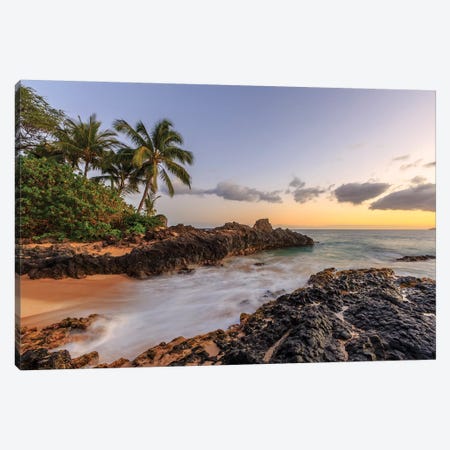 Small beach in Makena area, Maui, Hawaii, USA Canvas Print #SWE68} by Stuart Westmorland Canvas Wall Art
