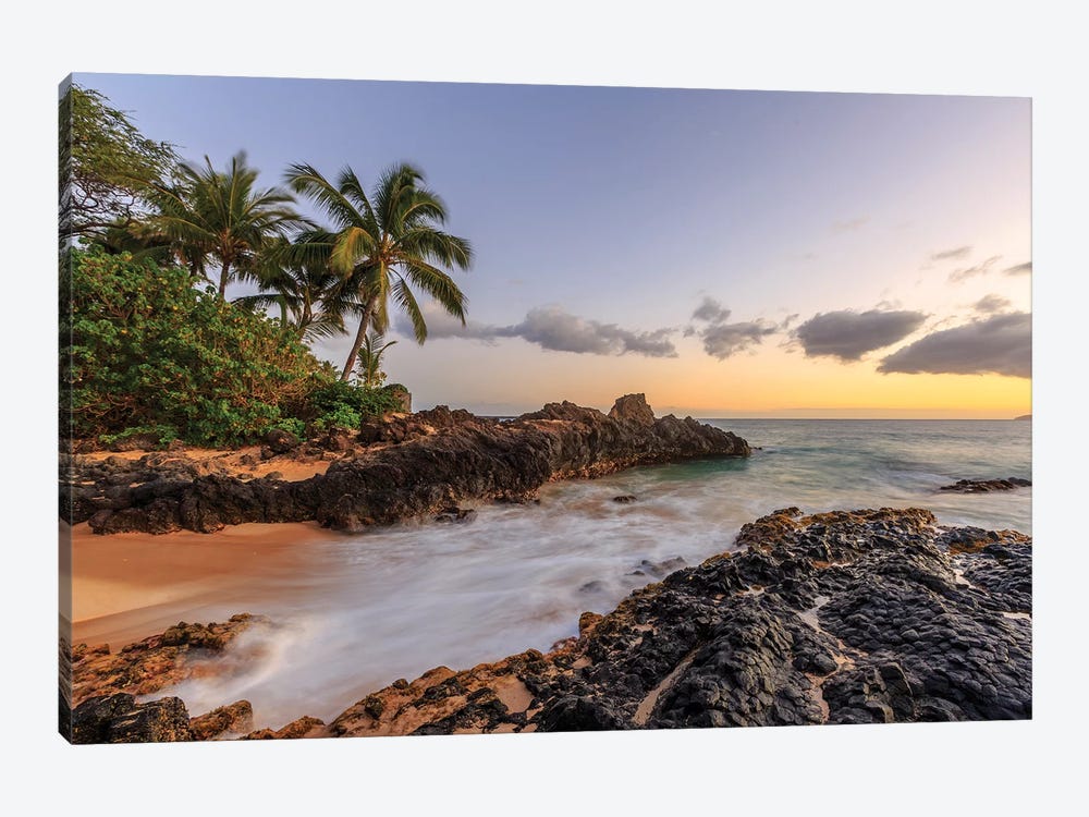 Small beach in Makena area, Maui, Hawaii, USA by Stuart Westmorland 1-piece Canvas Wall Art
