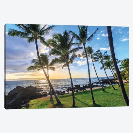 Small beach in Makena area, Maui, Hawaii, USA Canvas Print #SWE69} by Stuart Westmorland Canvas Wall Art