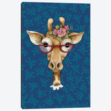 Giraffe Canvas Print #SWG106} by Susan Winget Canvas Art Print