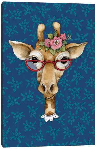 Giraffe Canvas Art Print - Susan Winget