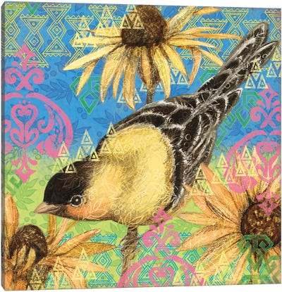 Gold Finch I Canvas Art Print - Finch Art
