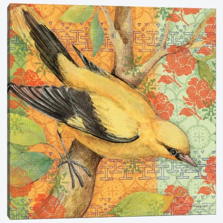 Golden Oriole Canvas Print #SWG114} by Susan Winget Canvas Wall Art