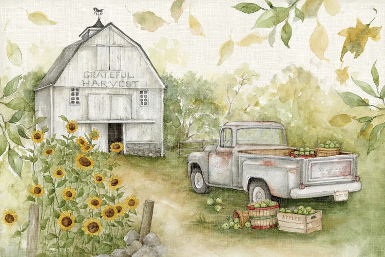 Gray Barn-Horiztontal by Susan Winget wall art