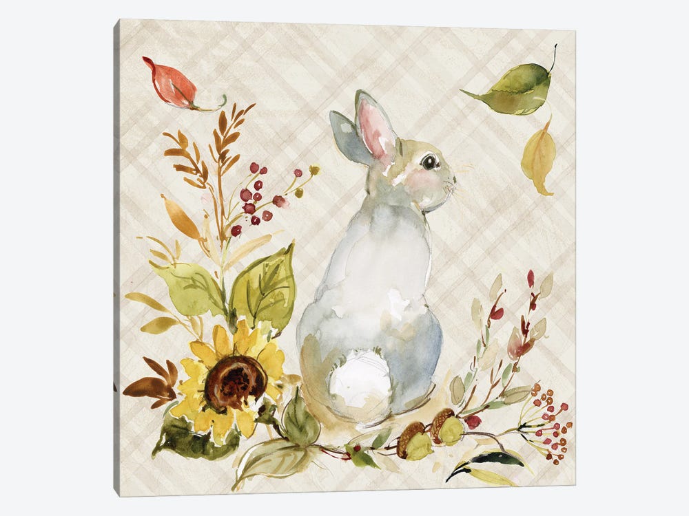Grey Bunny by Susan Winget 1-piece Canvas Art Print