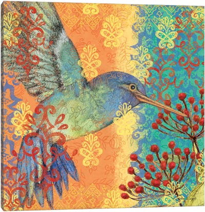 Humming Bird Canvas Art Print - Susan Winget