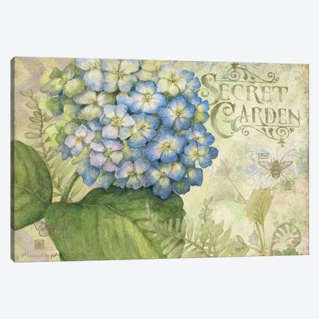 Hydrangea Canvas Print #SWG131} by Susan Winget Art Print