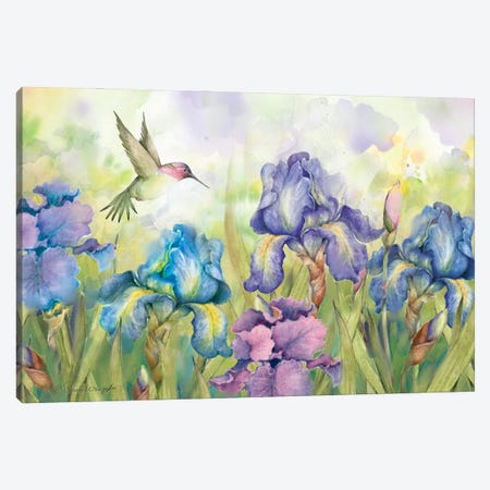 Irises Canvas Print #SWG132} by Susan Winget Canvas Print