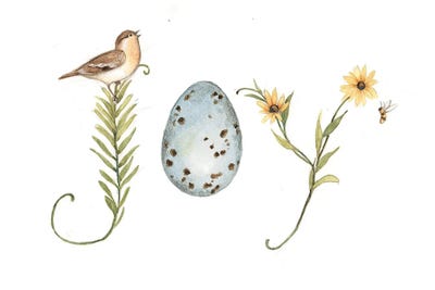 Joy II by Susan Winget framed wall art