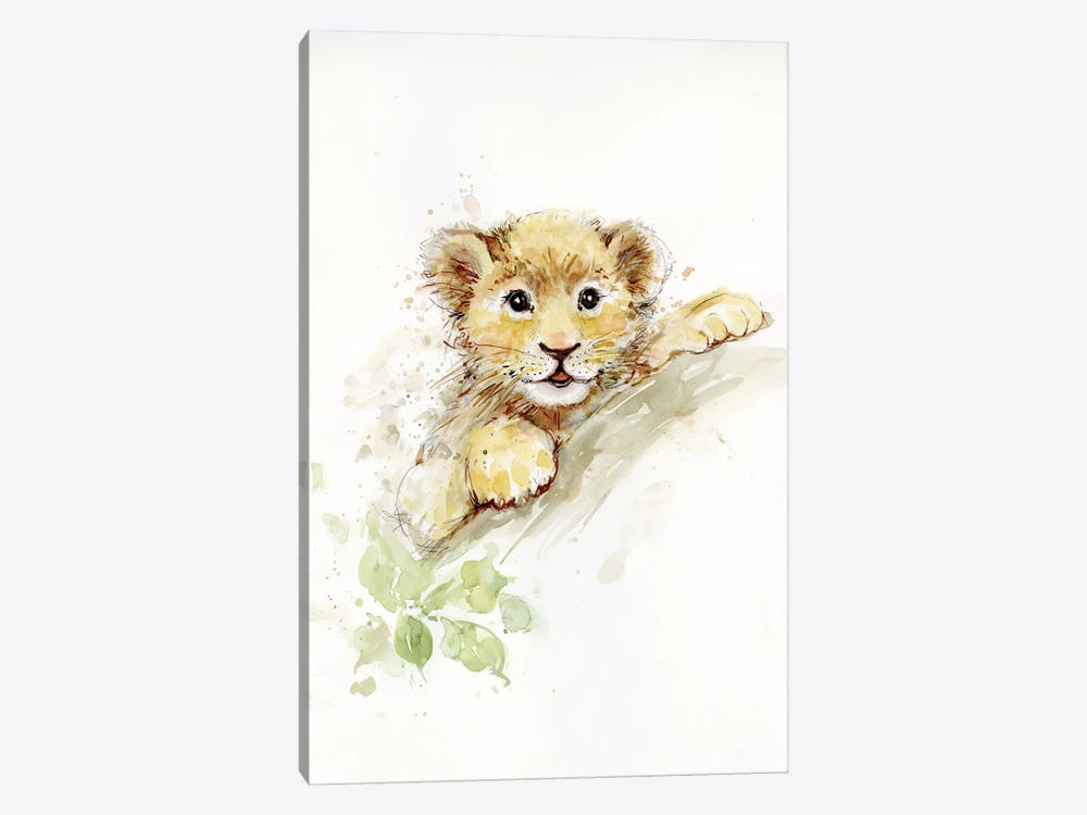 Lion Cub by Susan Winget 1-piece Canvas Wall Art