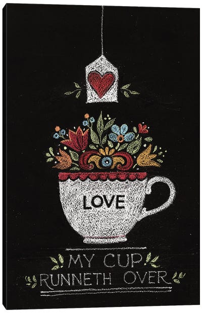 Love Canvas Art Print - Tea Art