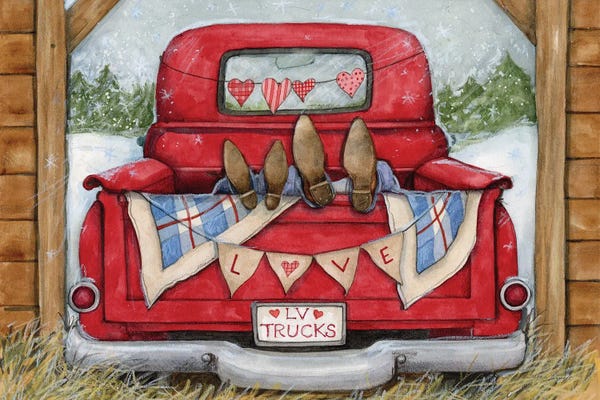 Susan Winget: Love Red Truck by Susan Winget