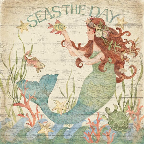 Susan Winget: Mermaid-Square by Susan Winget