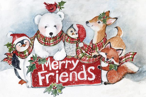 Susan Winget: Merry Friends Snow by Susan Winget