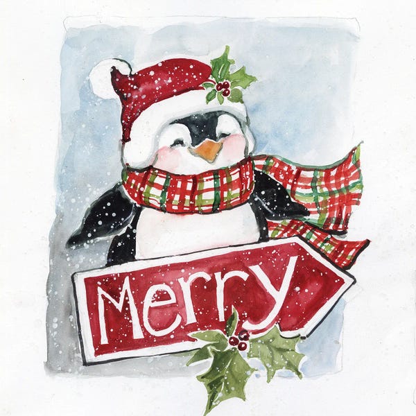 Susan Winget: Merry Penguin by Susan Winget