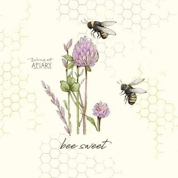 Susan Winget: Bee Sweet Thistle by Susan Winget