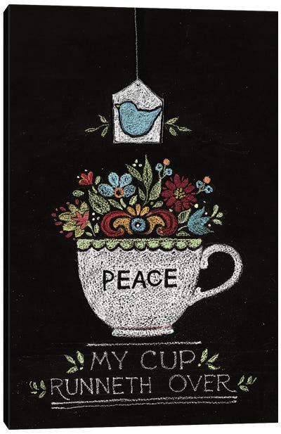 Peace Canvas Art Print - Tea Art