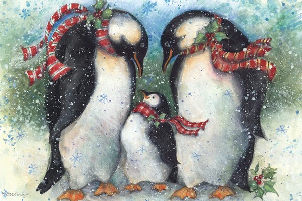 Susan Winget: Penguins I by Susan Winget