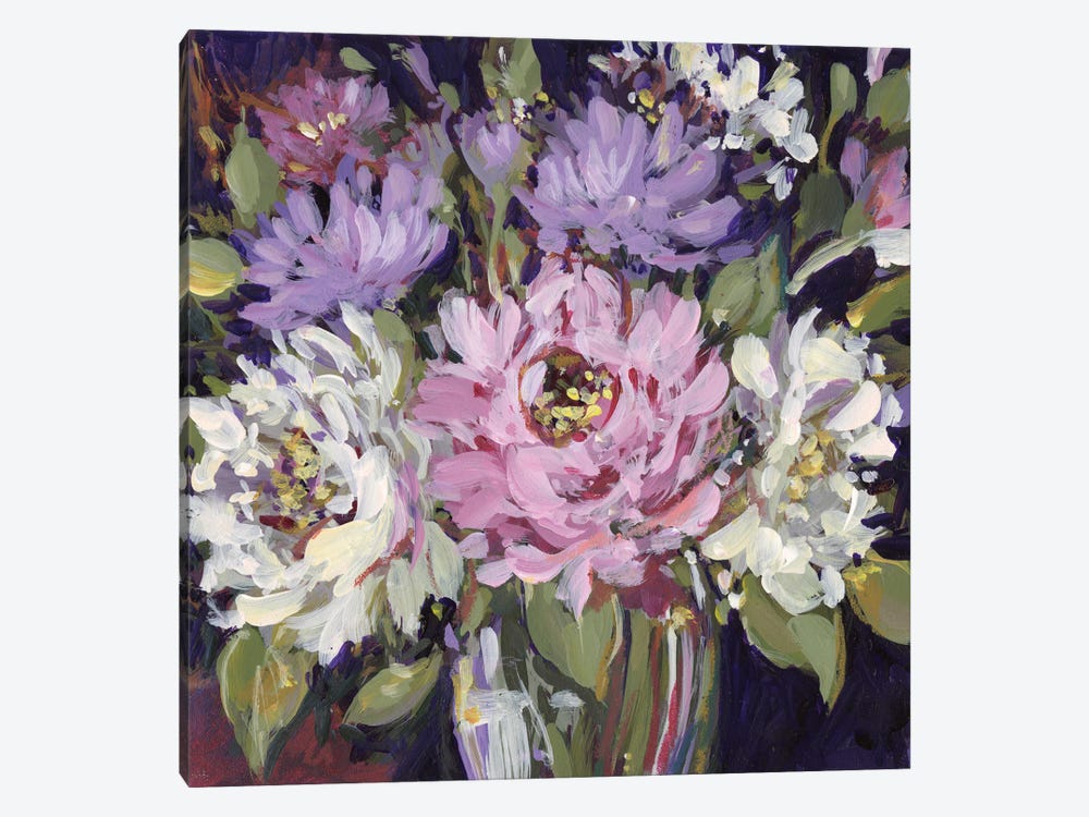 Pink And White Peony by Susan Winget 1-piece Canvas Art