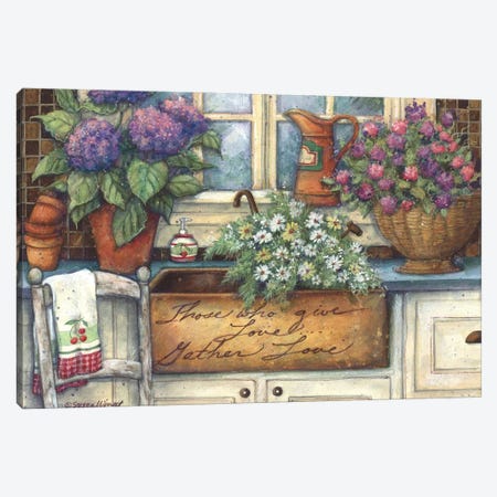 Plants by Kitchen Sink Canvas Print #SWG170} by Susan Winget Canvas Print