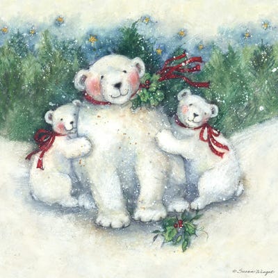 Polar Bears by Susan Winget framed wall art