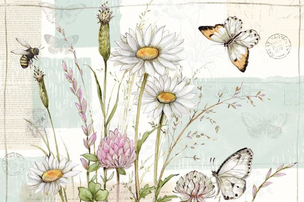 Bees: Bees Wildflowers II by Susan Winget