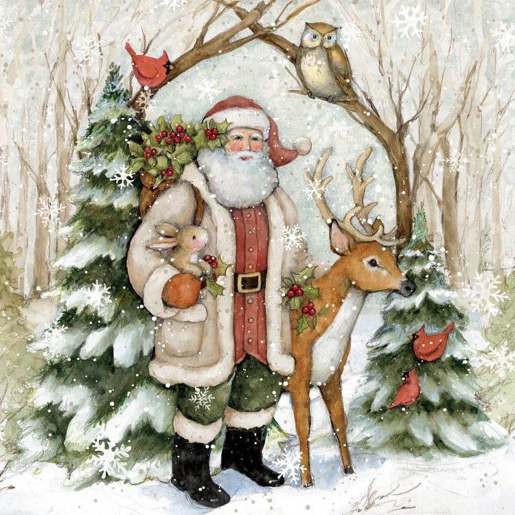 Santa With Arch by Susan Winget wall art