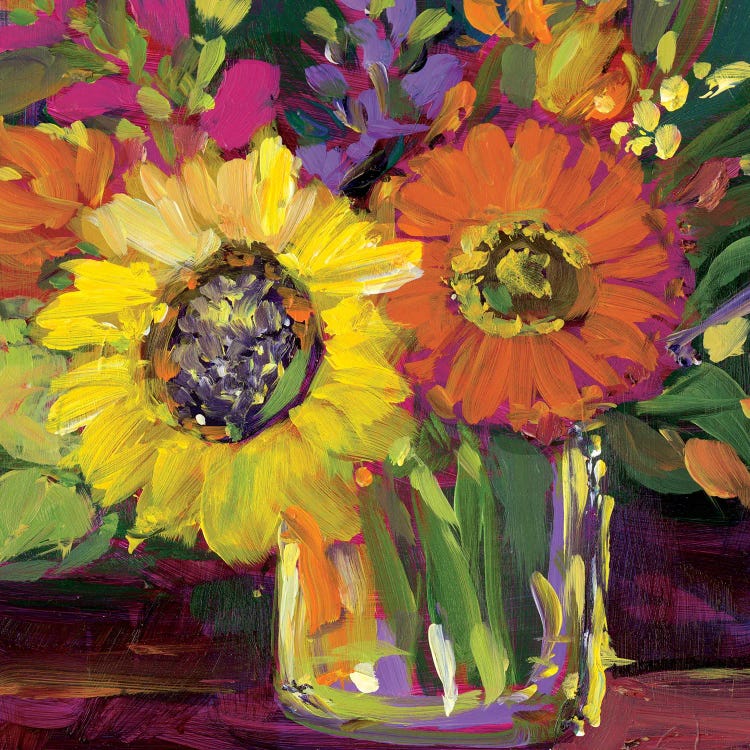 Sunflower Vase