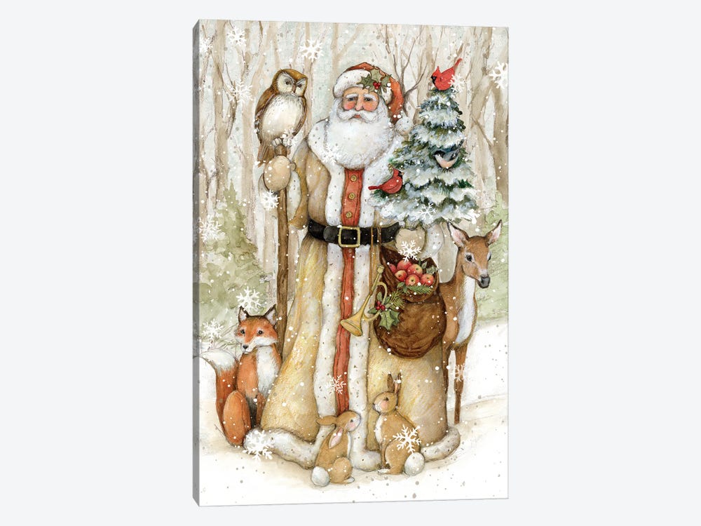 Tall Santa by Susan Winget 1-piece Canvas Print
