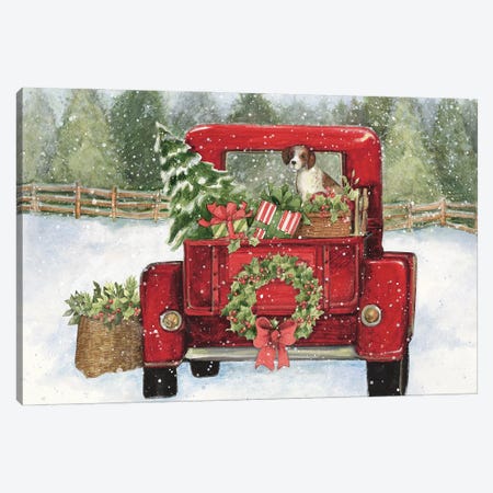 Truck Back Canvas Print #SWG213} by Susan Winget Canvas Artwork