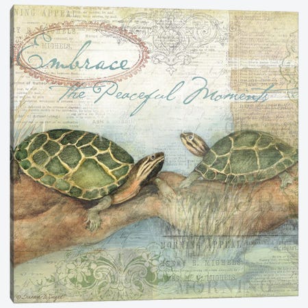 Turtles Canvas Print #SWG214} by Susan Winget Canvas Print