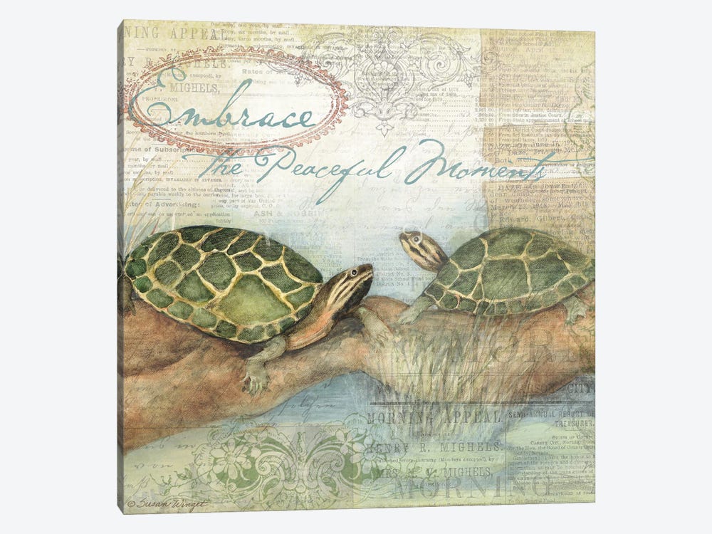 Turtles by Susan Winget 1-piece Art Print