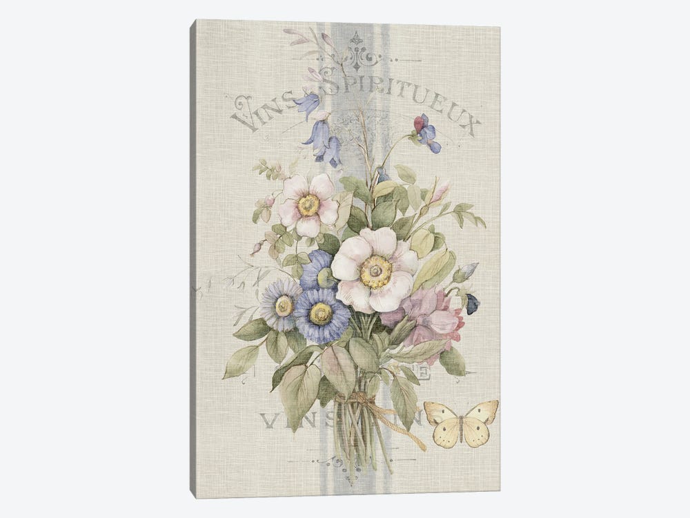 Vintage Bouquet Panel by Susan Winget 1-piece Art Print