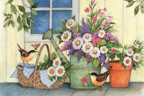 Gardening: Watering Can by Susan Winget