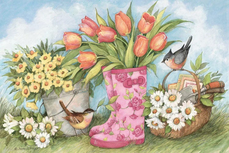 Wellies by Susan Winget wall art