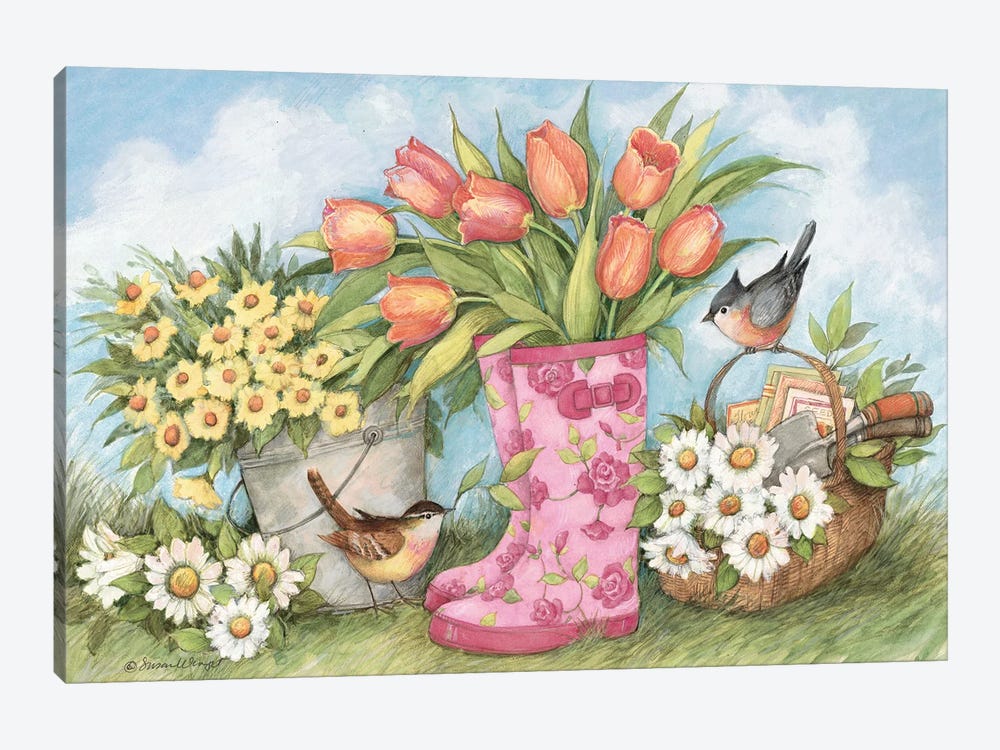 Wellies by Susan Winget 1-piece Canvas Wall Art